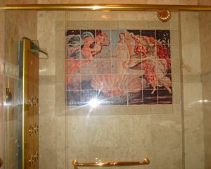Tile Mural Installations Bathroom