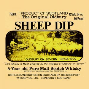 Vintage Liquor Labels transferred onto tiles