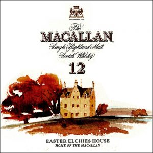 Vintage Liquor Labels transferred onto tiles