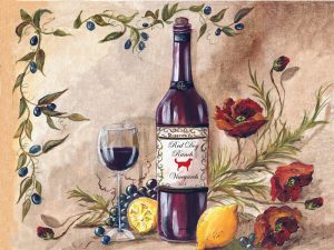 Wine Art Tile Murals