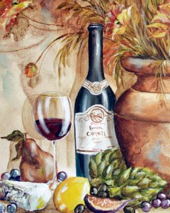 Wine Art Tile Murals