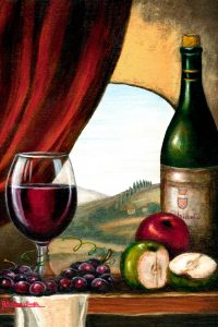 Wine Art Tile Murals