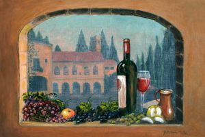 Wine Art Tile Murals