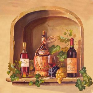 Wine Art Tile Murals