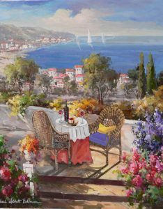 Mediterranean landscapes can be transferred onto tiles for indoors and outdoors,walls,floors,pools,countertops.