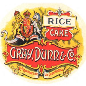 Grocery Labels transferred onto tiles