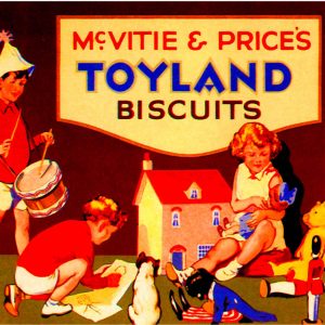 Grocery Labels transferred onto tiles