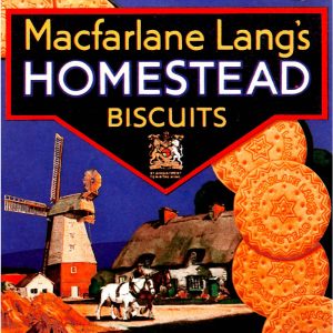 Grocery Labels transferred onto tiles