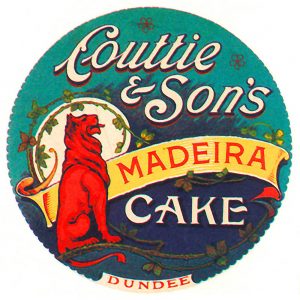 Vintage Grocery Labels transferred onto tiles