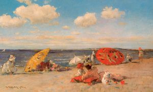 Impressionist Art Americana art transferred onto tiles