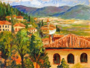 Tuscan landscapes can be transferred onto tiles for indoors and outdoors,walls,floors,pools,countertops.