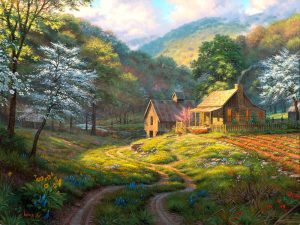 Mountain View landscapes can be transferred onto tiles for indoors and outdoors,walls,floors,pools,countertops.