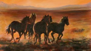 Western Paintings transferred onto tiles