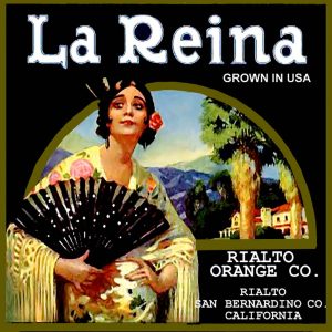 Fruit Crate Labels transferred onto tiles