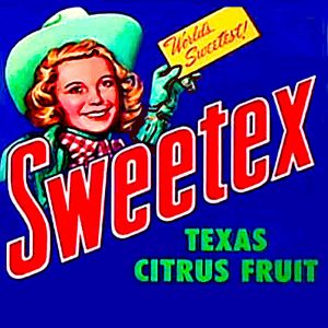 Fruit Crate Labels transferred onto tiles