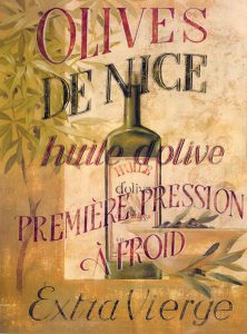 Grocery Labels transferred onto tiles