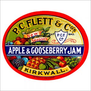 Grocery Labels transferred onto tiles