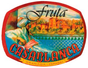 Grocery Labels transferred onto tiles