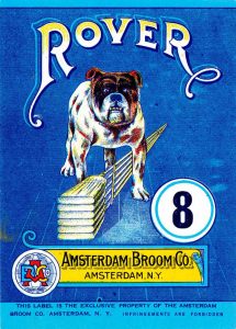 Grocery Labels transferred onto tiles