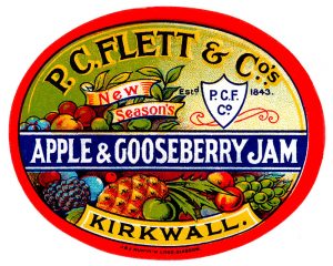 Grocery Labels transferred onto tiles