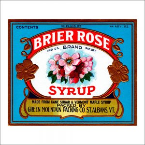 Grocery Labels transferred onto tiles