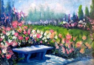 Garden landscapes can be transferred onto tiles for indoors and outdoors,walls,floors,pools,countertops.