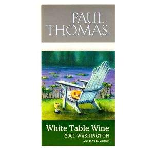 Wine labels transferred onto tiles