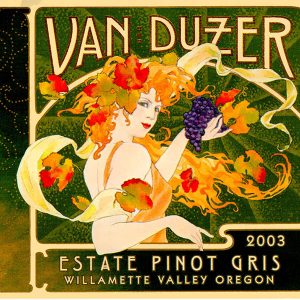 Wine labels transferred onto tiles