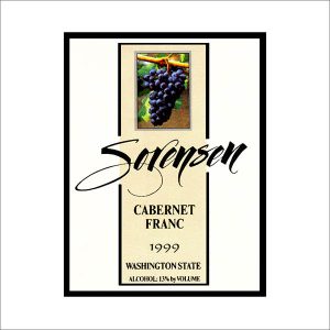 Wine labels transferred onto tiles