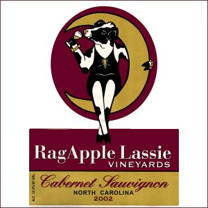 Wine labels transferred onto tiles