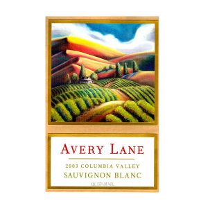 Wine labels transferred onto tiles