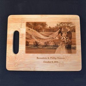 Personalized and engraved Bamboo Cutting Board