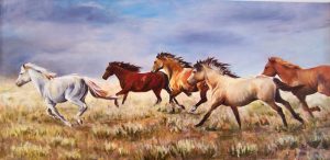 Western Paintings transferred onto tiles