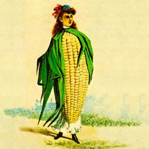 Veggie People transferred onto tiles