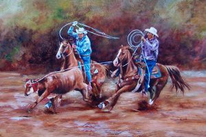 Western Paintings transferred onto tiles