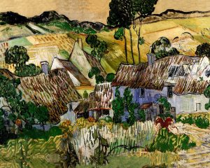 Van Gogh street Paintings transferred onto tiles