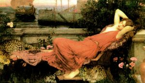 Figurative Murals Americana art transferred onto tiles