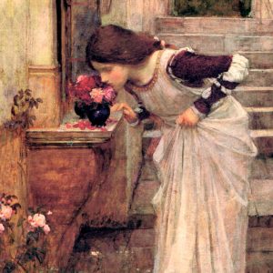 Waterhouse art Americana art transferred onto tiles