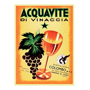 Vintage Liquor Labels transferred onto tiles