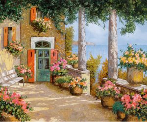 Tuscan landscapes can be transferred onto tiles for indoors and outdoors,walls,floors,pools,countertops.