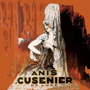 Vintage Liquor Labels transferred onto tiles