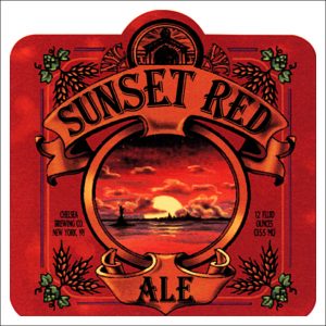 Beer Labels transferred onto ceramic or marble tiles