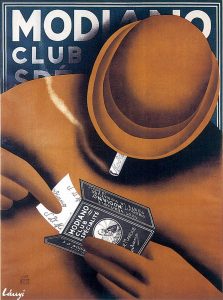 Cigars and cigarettes transferred onto ceramic or marble tiles