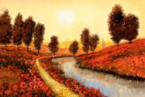 Tuscan landscapes can be transferred onto tiles for indoors and outdoors,walls,floors,pools,countertops.