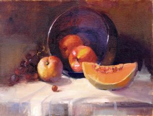 Still Life Paintings transferred onto tiles