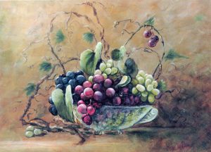 Still Life Paintings transferred onto tiles