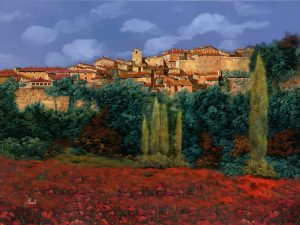 Tuscan landscapes can be transferred onto tiles for indoors and outdoors,walls,floors,pools,countertops.