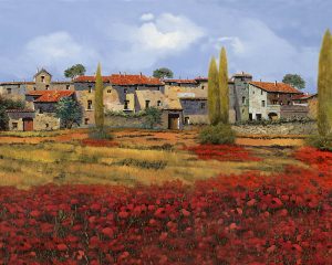 Tuscan landscapes can be transferred onto tiles for indoors and outdoors,walls,floors,pools,countertops.