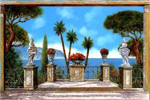 Tuscan landscapes can be transferred onto tiles for indoors and outdoors,walls,floors,pools,countertops.