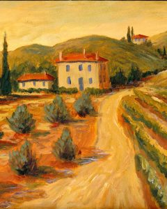 Tuscan landscapes can be transferred onto tiles for indoors and outdoors,walls,floors,pools,countertops.